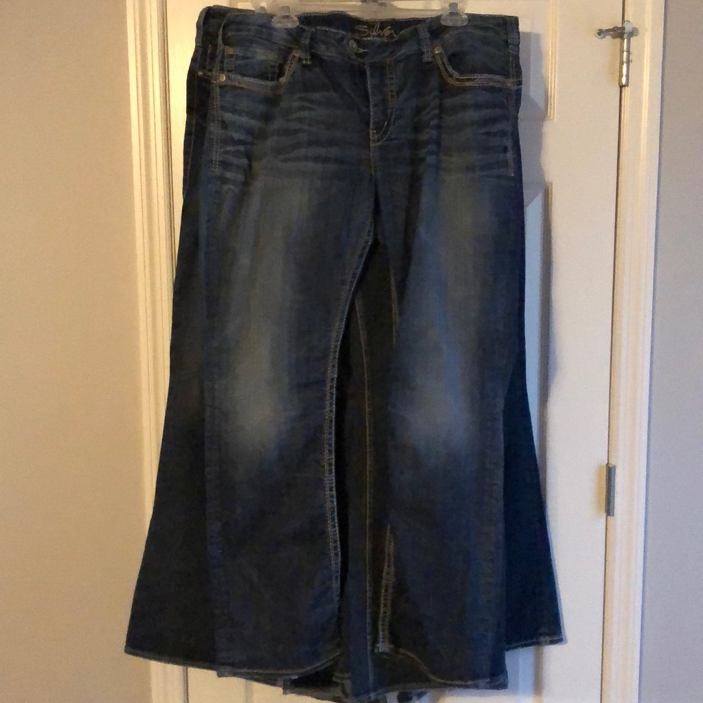Silver jeans